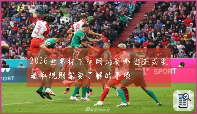 2026世界杯下注网站有哪些正式渠道和规则需要了解的事项